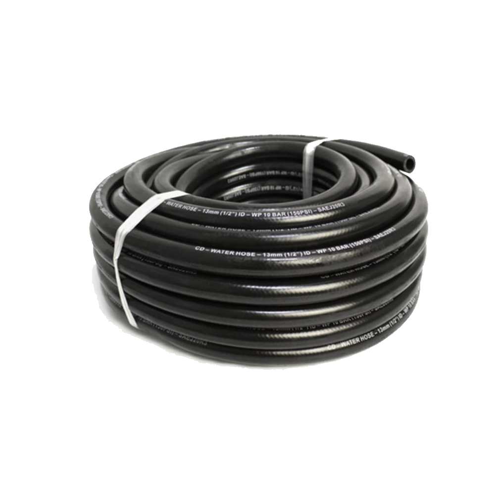 Horse pipes reinforced black (12mm) =$1.30 per meter, (20mm) =$1.50